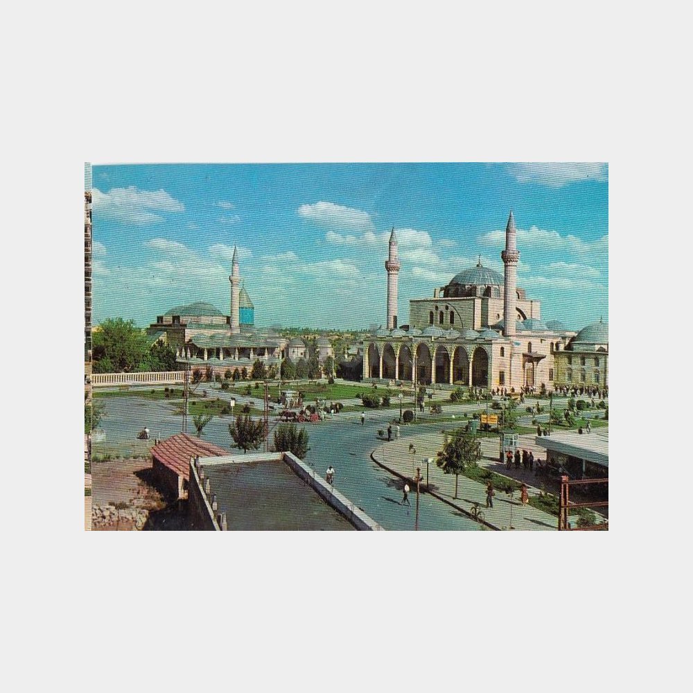 1978 Konya Mevlana Türbesi Görünüş Kartpostal