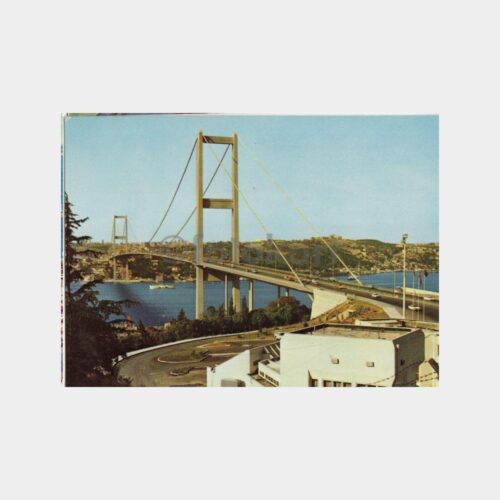 1974 İstanbul Boğaziçi Köprüsü Kartpostal