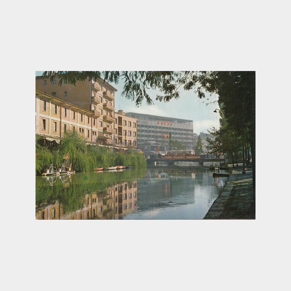 1978 Eskişehir Porsuk Köprübaşı Görünüş Kartpostal