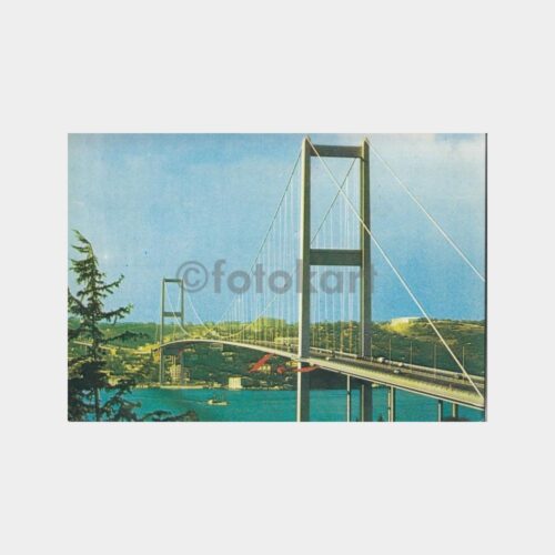 1980 Boğaziçi Köprüsü Görünüş Kartpostal