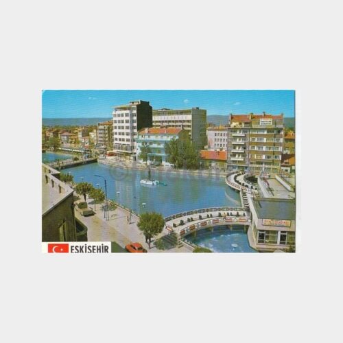 1990 Eskişehir Köprübaşı Görünüş Kartpostal