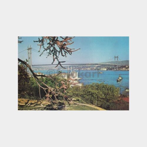 1975 İstanbul Boğaziçi Köprüsü Kartpostal