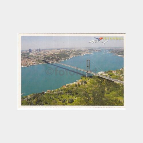 1980 İstanbul Boğaziçi Köprüsü Kartpostal