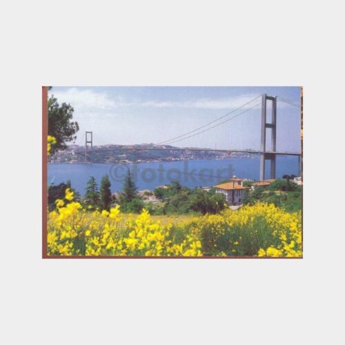 İstanbul Boğaziçi Köprüsü Görünüş Kartpostal