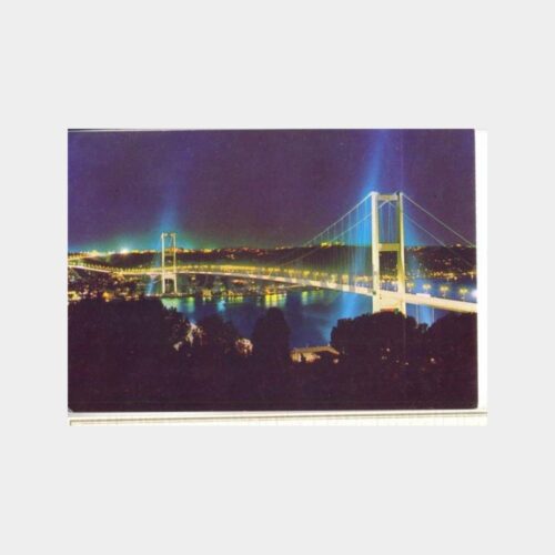 Boğaziçi Köprüsü Gece Görünüşü Kartpostal