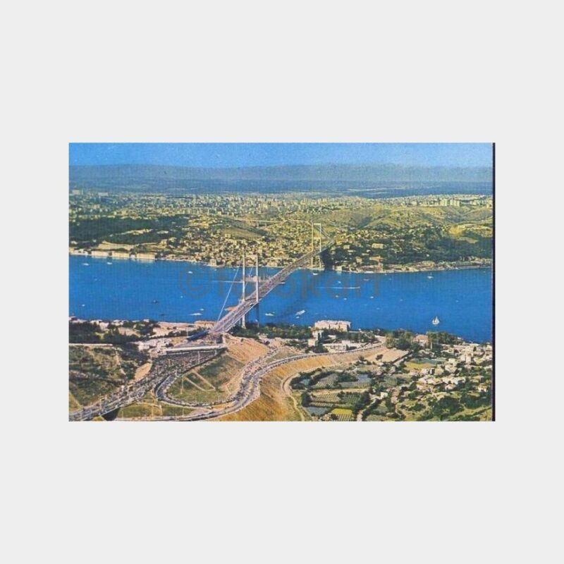 Boğaziçi Köprüsü Havadan Görünüş Kartpostal