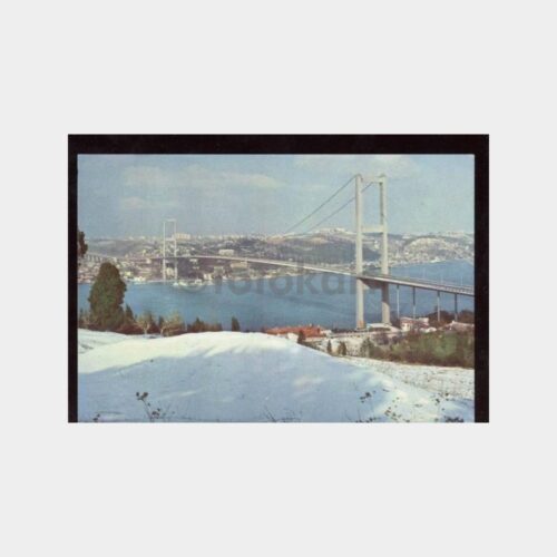 Boğaziçi Köprüsünde Kış Görünüş Kartpostal