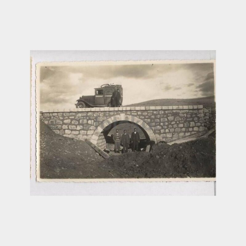 1930 Köprü Müteahhit Konulu 2 Adet Fotoğraf - Görsel 2