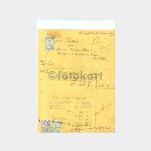 1923 Matbuat Kağıt Faturası