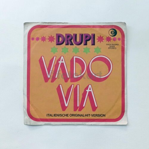 Drupi, Vado Via-She Didn't Remember My Name Alman Baskı 45'lik Plak