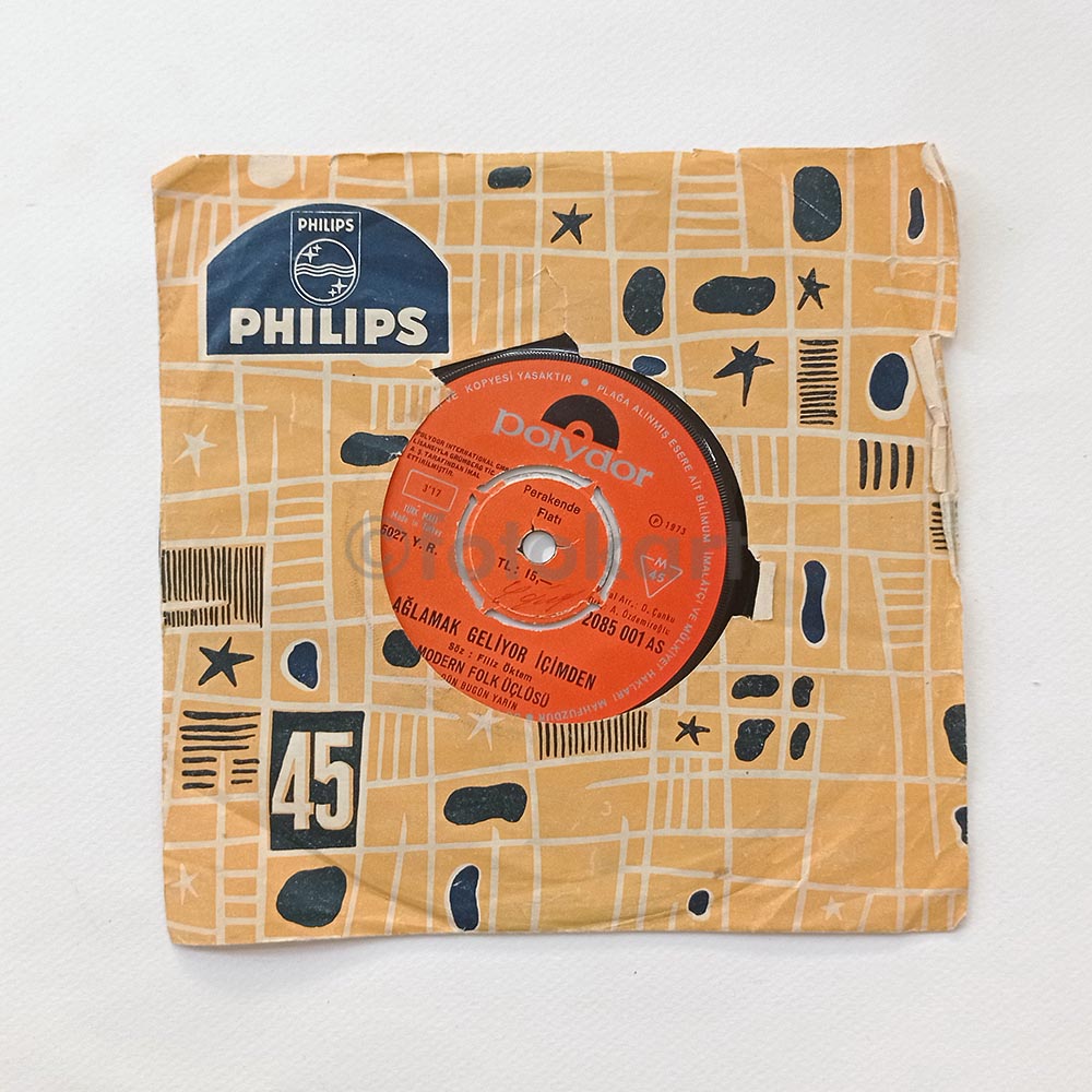 Modern Folk Üçlüsü, Ağlamak Geliyor İçimden-Klasikler I 45'lik Plak