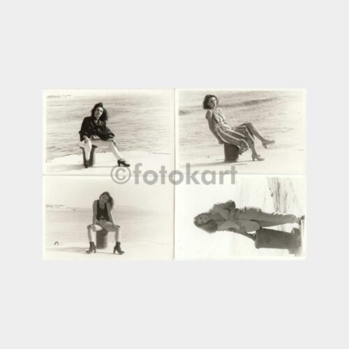 1976 Sanatçılar Konulu 4 Adet Fotoğraf