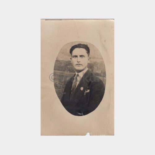 1932 Stüdyo Oval Çerçeve - Bay Fotoğraf