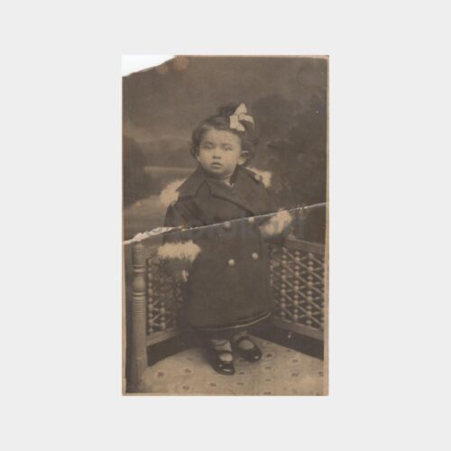 1930 Kız Çocuk Giyim Stüdyo Fotoğraf