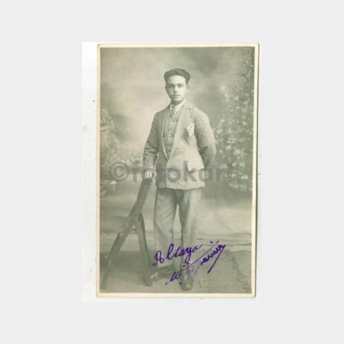 1930 Stüdyo Arka Plan Desen - Bay Fotoğraf