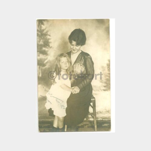 1930 Ana Kız Stüdyo Fotoğraf