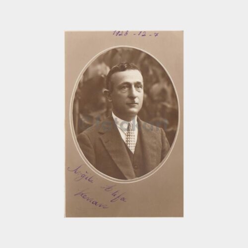 1928 Stüdyo Çerçeveli Bay Fotoğraf