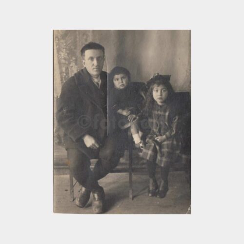 1929 Stüdyo Arka Plan - Baba Kızları Fotoğraf