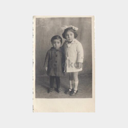 1942 Stüdyo Çocuklar Görünüş Fotoğraf