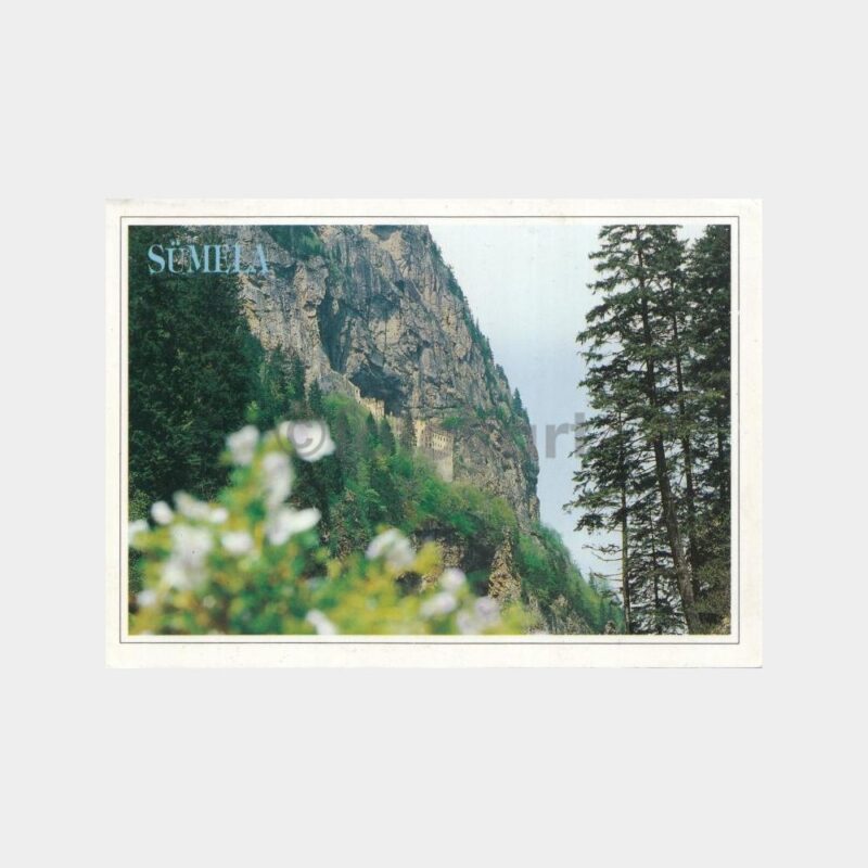 2000 Trabzon Sümela Manastırı Konulu Kartpostal