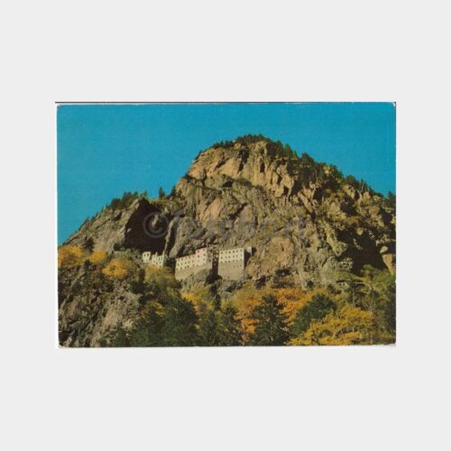 1973 Trabzon Damgalı Sumela Görünüş Kartpostal