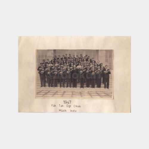 1947 Yüksek Teknik Öğretmen Okulu Müzik Heyeti Fotoğraf