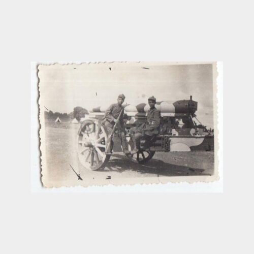 1940 Askeri Top Arabası Konulu Fotoğraf