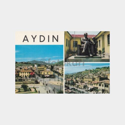 1968 Aydın Şehirden 3 Görünüş Kartpostal