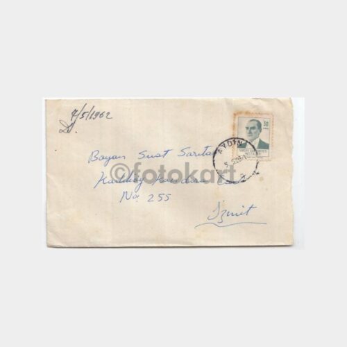 Türk Posta Tarihi Konulu Zarf (Aydın)