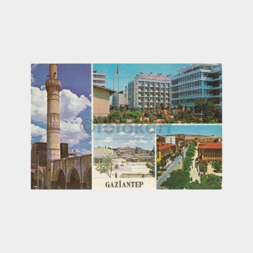 1978 Gaziantep 4 Görünüş Kartpostal