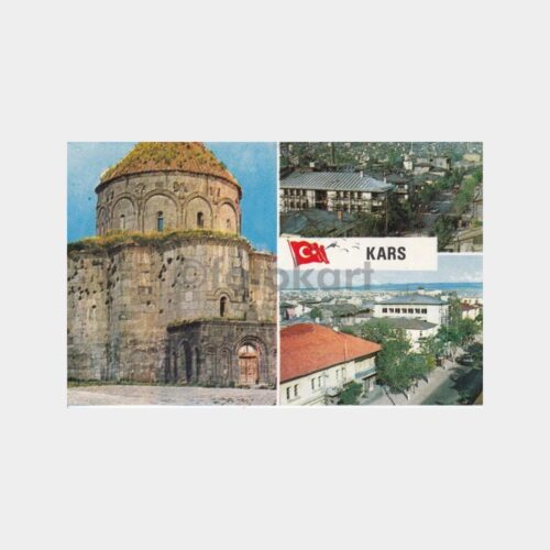 1975 Kars Şehirden 3 Değişik Görünüş Kartpostal