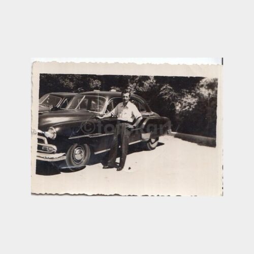 1950 Damalı Taksi Otomobil Konulu Fotoğraf