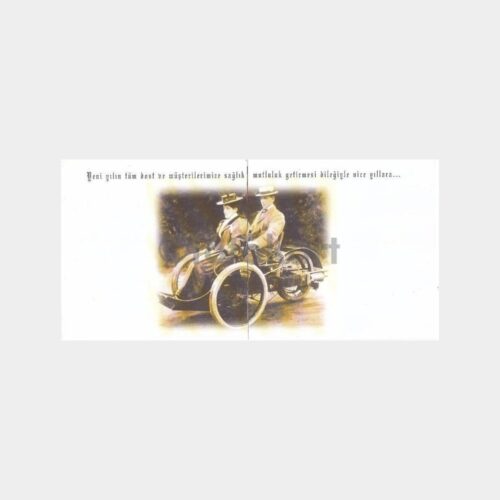 1976 Eski Klasik Otomobil Konulu Tebrik Kartı