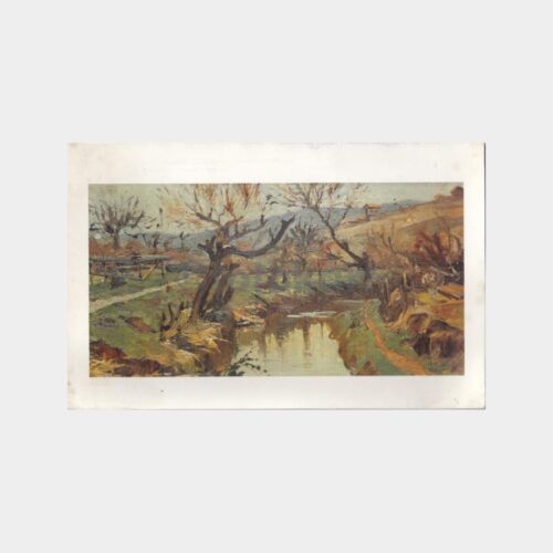 Ressam Halil Paşa - Peysaj Konulu Tebrik Kartı