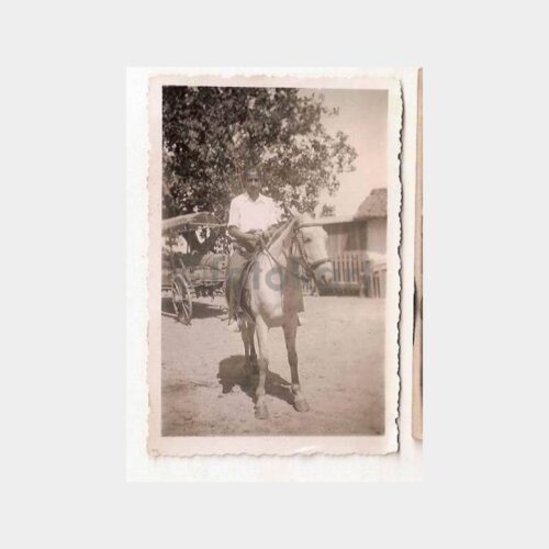 1937 Polonezköy Atlı Çocuk Fotoğraf