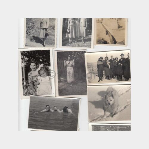 1940 Albüm Fotoğrafları Lotu (10 Adet)