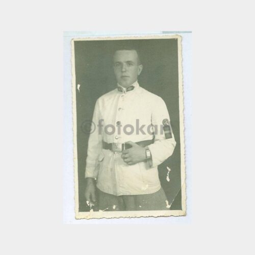 1930 Asker Değişik Giyimli Fotoğraf