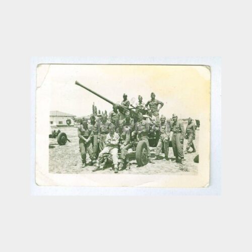 1952 Askeri Topçu ve Askerler Konulu Fotoğraf