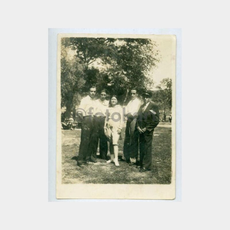 1935 Boğaziçi Küçüksu Mesiresi Grup 2 Adet Fotoğraf - Görsel 2