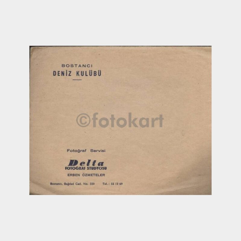 1968 Bostancı Deniz Kulübü Zarf ve 3 Adet Fotoğraf
