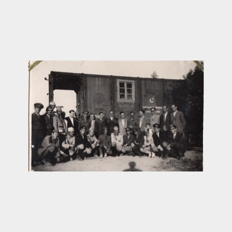 1948 Çaycuma İstasyonu Yolcu Fotoğraf