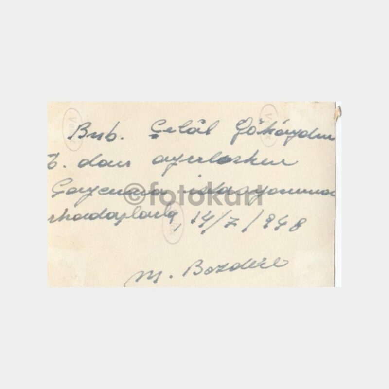 1948 Çaycuma İstasyonu Yolcu Fotoğraf - Görsel 3