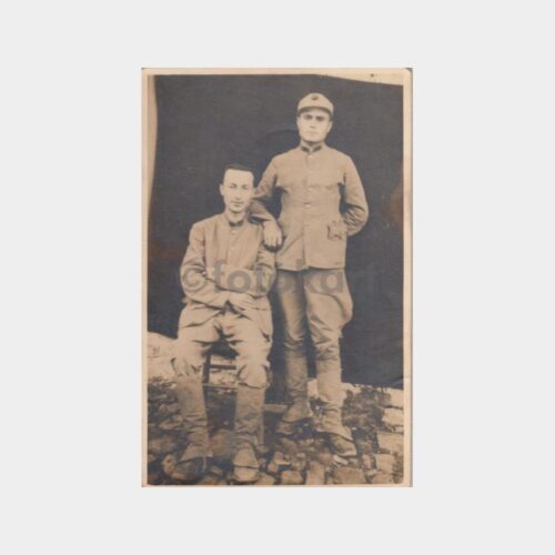 1934 Dış Mekan - İki Asker Fotoğraf