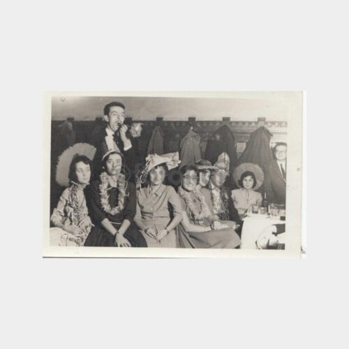 1958 Eğlence Kültürü Yılbaşı Grup Fotoğraf