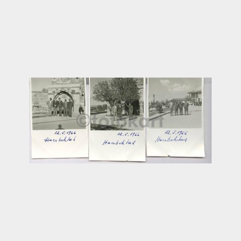 1966 Hacıbektaş Konulu 3 Adet Fotoğraf