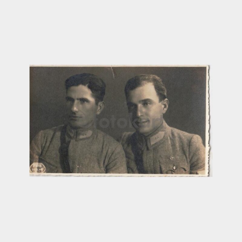 1934 Foto Hilmi Beşiktaş - İki Asker Fotoğraf