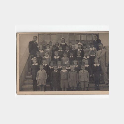 1944 İstanbul 27. İlkokulu Grup Öğrenciler Fotoğraf