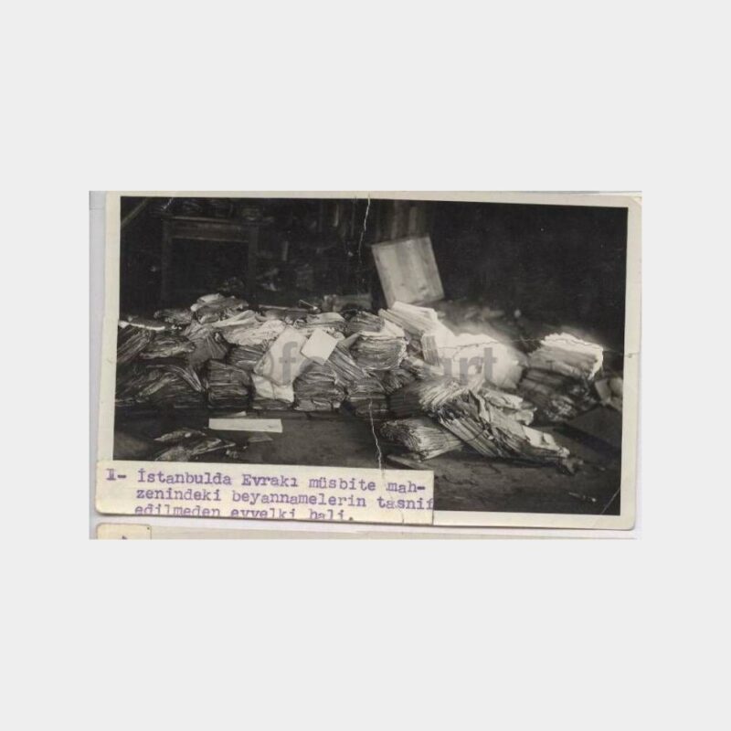 İstanbul Arşivleri Görünüşü 3 Adet Fotoğraf