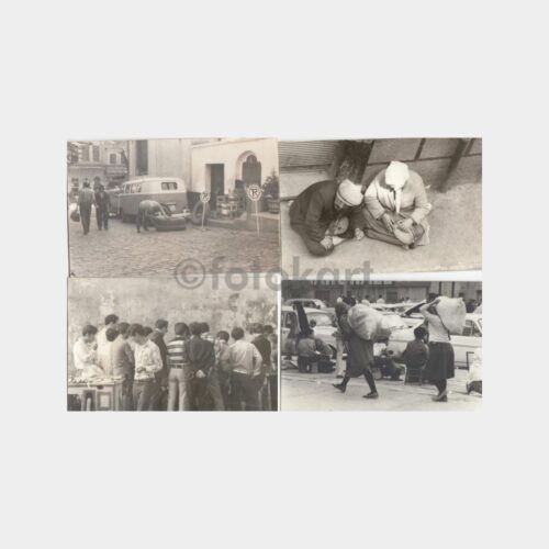 1970 İstanbul Sokaklarından 4 Adet Fotoğraf