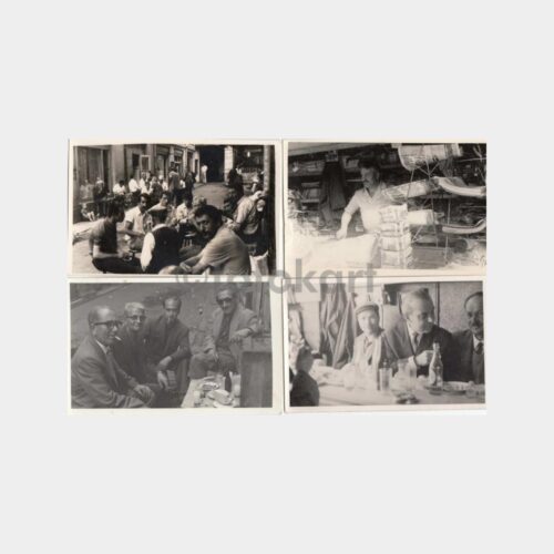1970 İstanbul Sokaklarından 4 Adet Fotoğraf